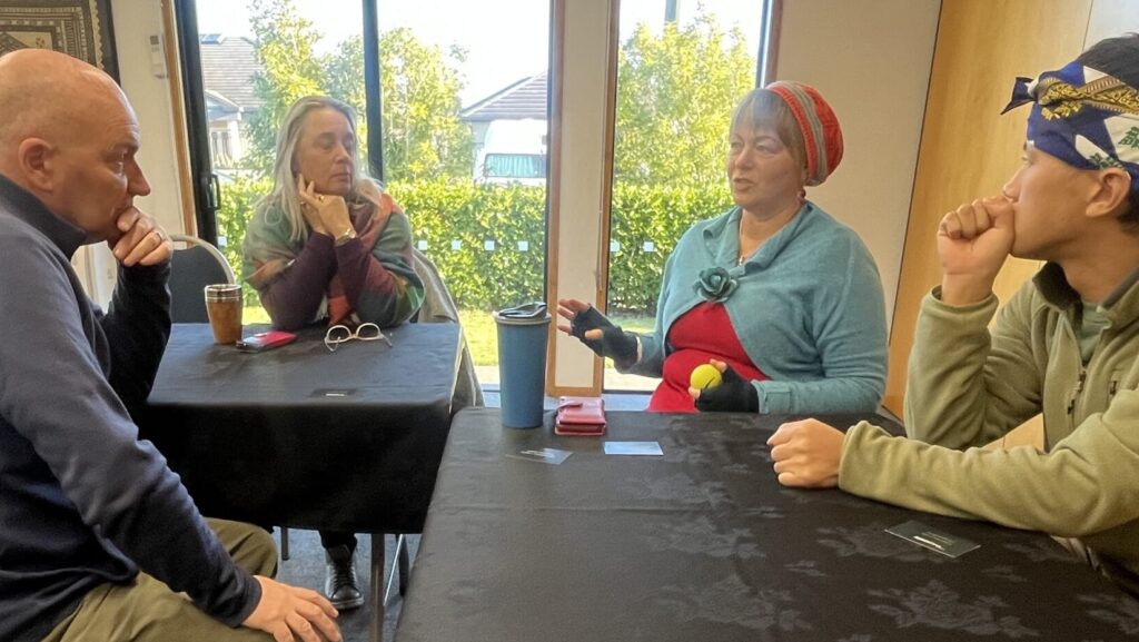 Kevin, Linda, Walter and Vidhi sharing challenges and successes at Talk Business