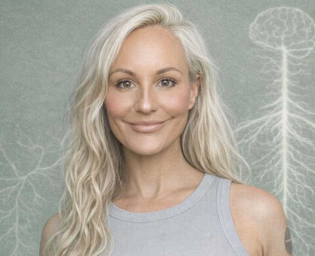 Promotion shot of Amy Freeman smiling